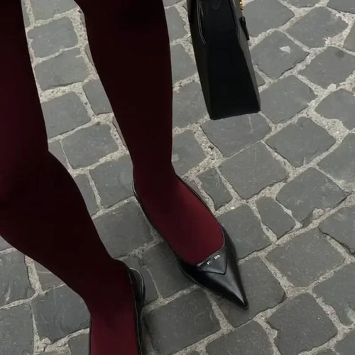 Meia Calça - Vinho